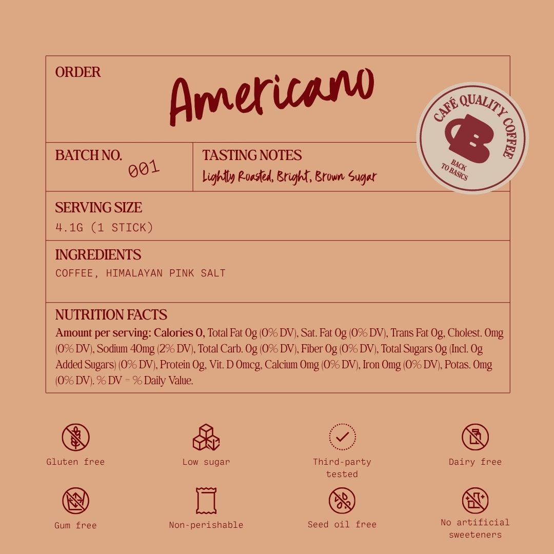 Americano On-The-Go Sticks